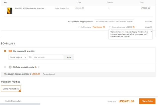 Offerta del Black Friday: Poco X3 NFC 64 GB e 128 GB disponibili rispettivamente per $ 199 e $ 239