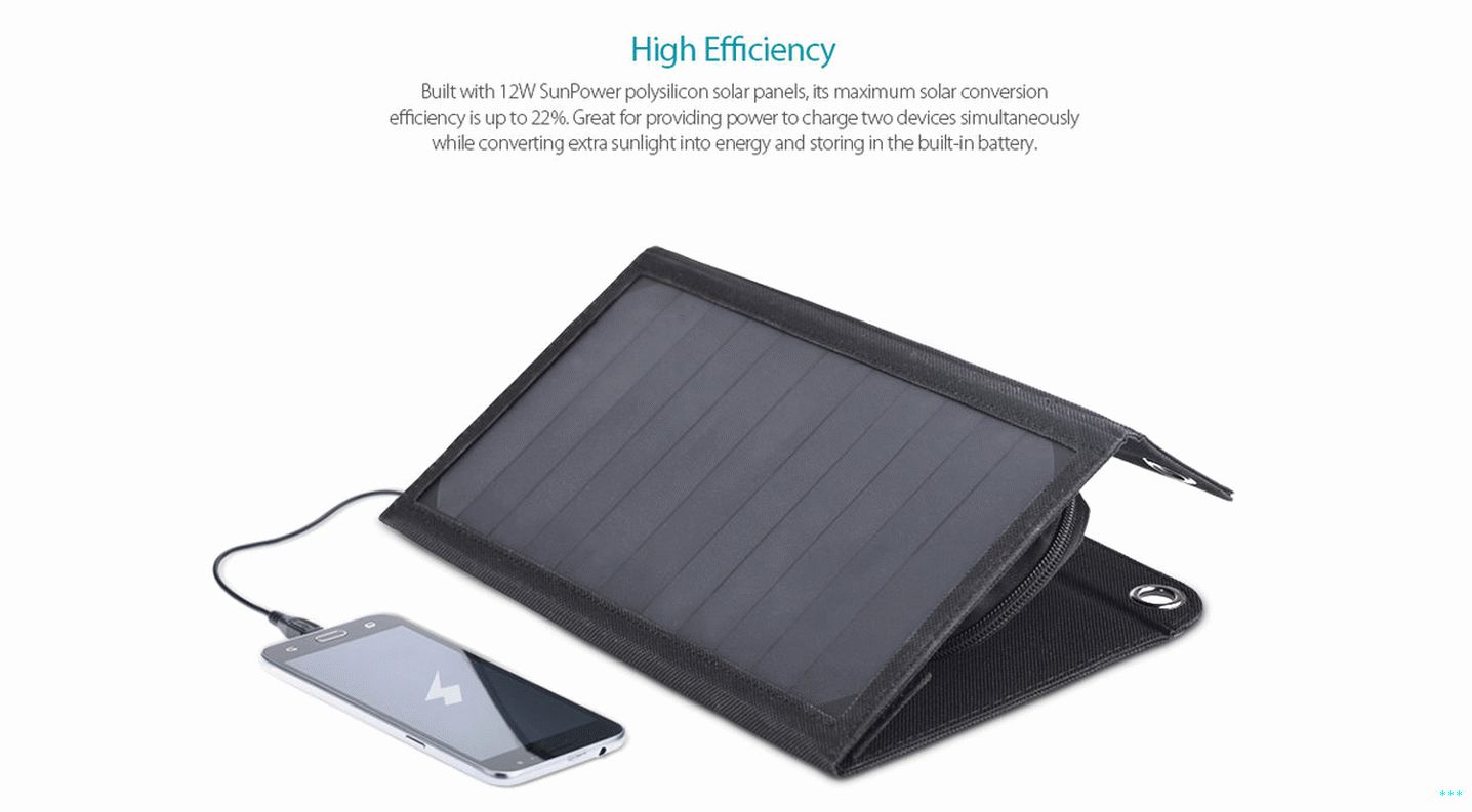 caricatore solare dodocool