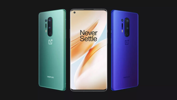 Oneplus 8 Pro Tutti i colori in primo piano 