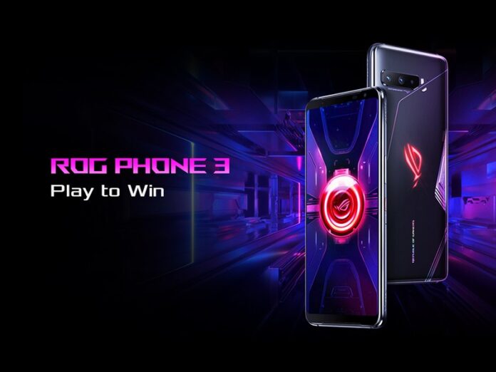 ASUS ROG Phone 3 Tagline in primo piano 