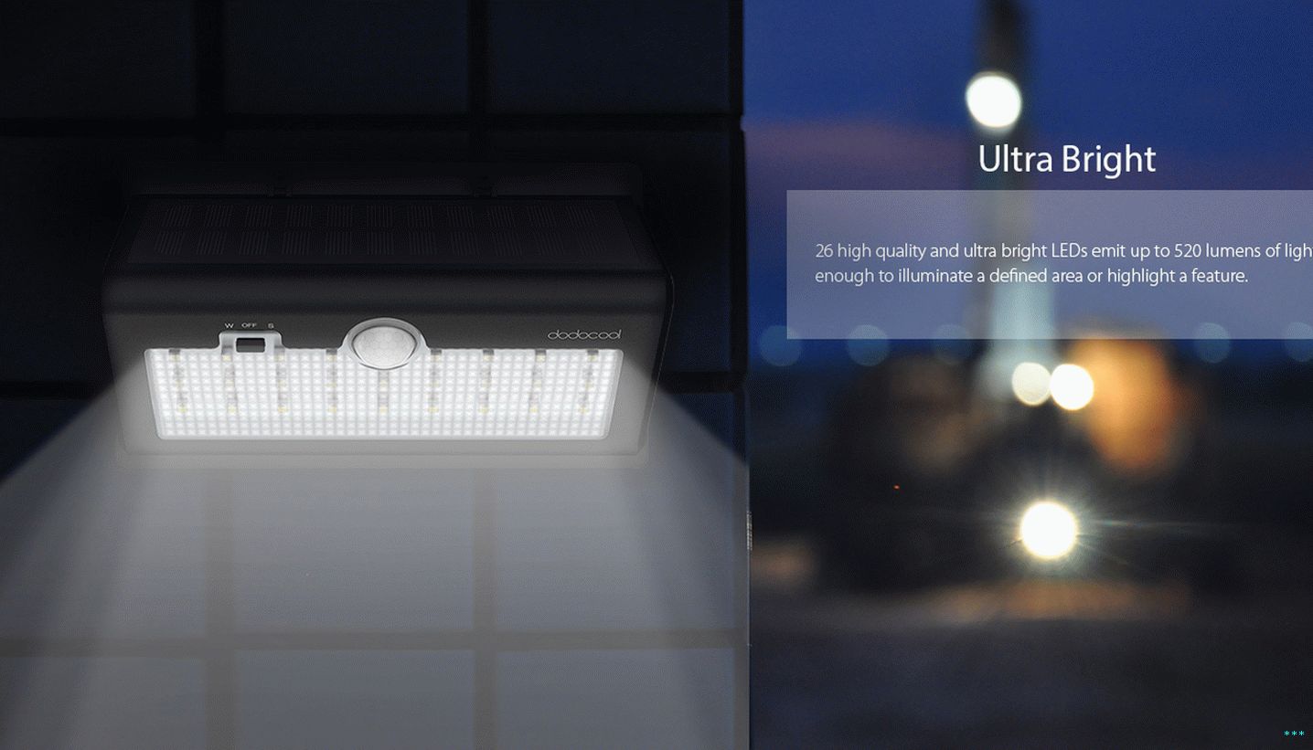 luce solare dodocool