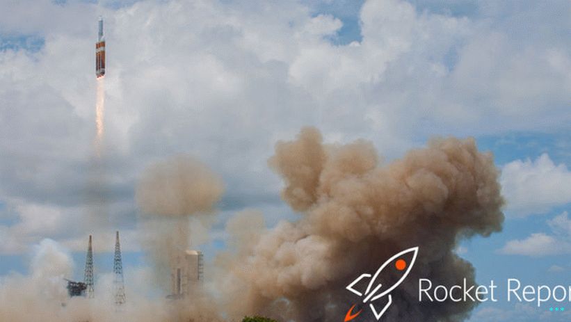 Razzo Cartoon sovrapposto al vero lancio di un razzo.